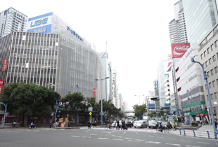 桜橋交差点 300m